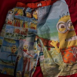 boys minions swimming trunks